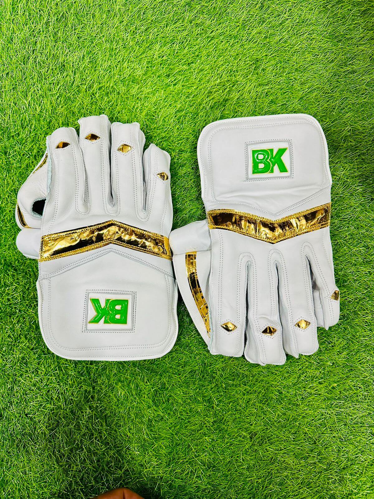 BK Gold Edition Wicket Keeping Gloves – Pro Grip & Protection