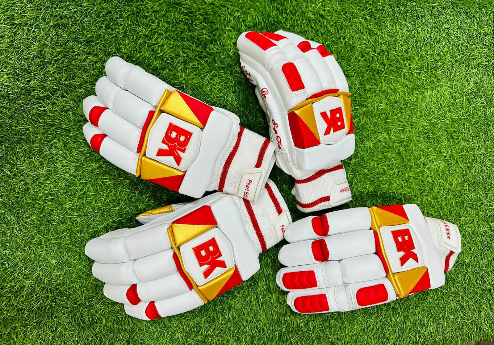 BK Pearl Edition Batting Gloves – Pro Cricket Protection